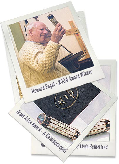 Image: Snapshots of Howard Engel and the Grant Allen Award (A kaleidoscope!)
